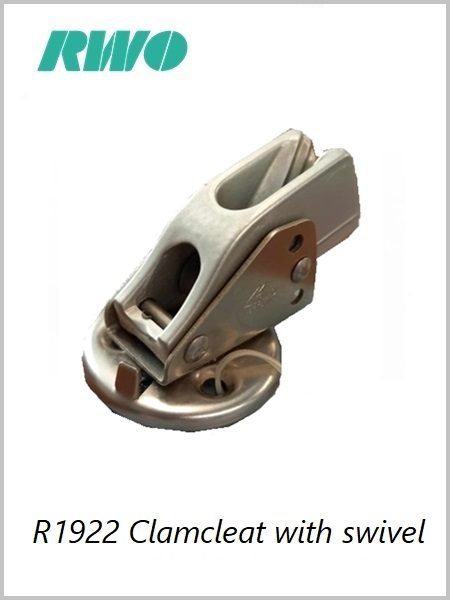 R1922 Anodised Clamcleat with swivel
